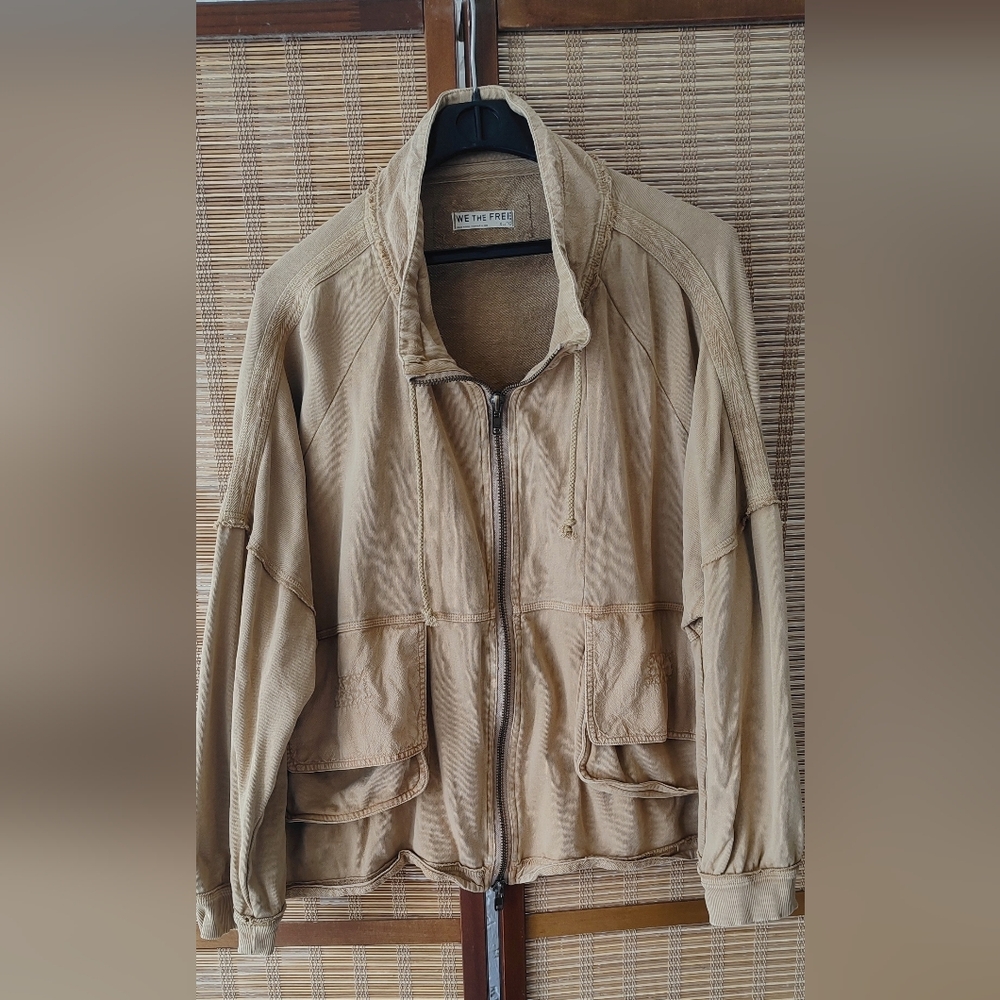 Free People We The Free Dune Buggy Cardigan XL Sesame NWOT
